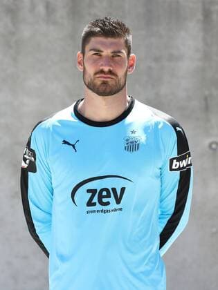 Zwickau Soccer 3 Liga Zwickau 02 07 2018 Soccer 3 Liga FSV Zwickau Portrait date 2018 2019 The picture Goalkeeper Johannes Brinkies FSV Zwickau