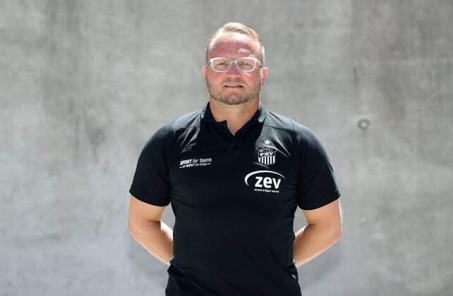 Zwickau Soccer 3 Liga Zwickau 02 07 2018 Soccer 3 Liga FSV Zwickau Portrait date 2018 2019 Pictured co trainer Danny König Koenig FSV Zwickau