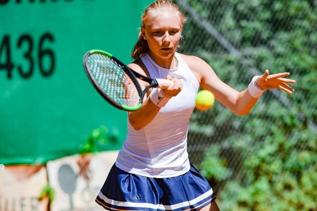 03 07 2018 xexx Tennis ITF Head CUP Bruchköbel 2018 v l Annika Vrbsky Bruchköbel Hesse Germany