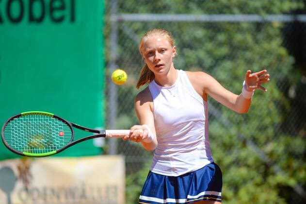 03 07 2018 xexx Tennis ITF Head CUP Bruchköbel 2018 v l Annika Vrbsky Bruchköbel Hesse Germany