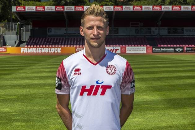 Dominik Ernst SC Fortuna Cologne 3 Liga PortraÌttermin 2018 2019 Portraittermin SC Fortuna Köln