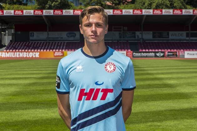 Jannik Bruhns SC Fortuna Cologne 3 Liga PortraÌttermin 2018 2019 Portraittermin SC Fortuna Köln