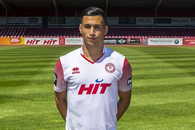 Okan Kurt SC Fortuna Cologne 3 Liga PortraÌttermin 2018 2019 Portraittermin SC Fortuna Köln