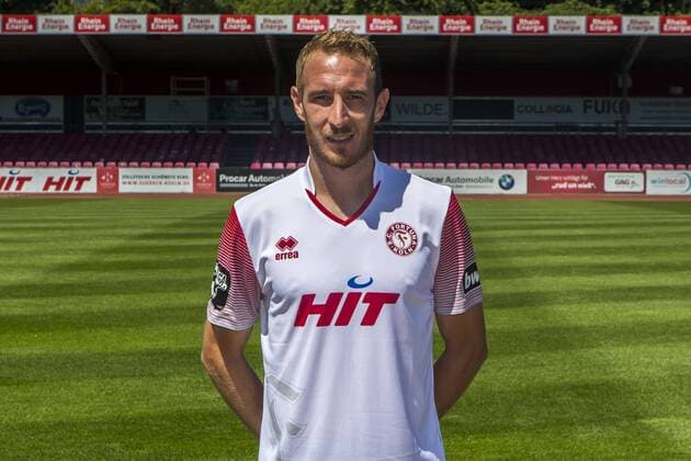 Moritz Hartmann SC Fortuna Cologne 3 Liga PortraÌttermin 2018 2019 Portraittermin SC Fortuna Köln