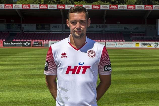 Maik Kegel SC Fortuna Cologne 3 Liga PortraÌttermin 2018 2019 Portraittermin SC Fortuna Köln