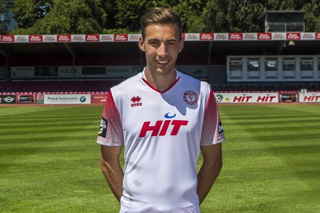 Michael Eberwein SC Fortuna Cologne 3 Liga PortraÌttermin 2018 2019 Portraittermin SC Fortuna Köln