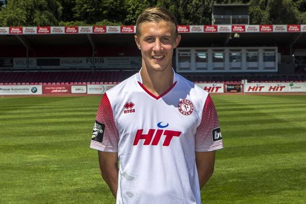 Sebastian Schiek SC Fortuna Cologne 3 Liga PortraÌttermin 2018 2019 Portraittermin SC Fortuna Köln