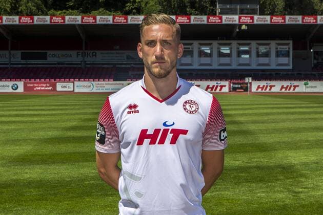 Robin Scheu SC Fortuna Cologne 3 Liga PortraÌttermin 2018 2019 Portraittermin SC Fortuna Köln