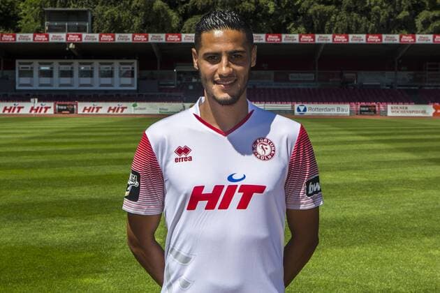 Hamdi Dahmani SC Fortuna Cologne 3 Liga PortraÌttermin 2018 2019 Portraittermin SC Fortuna Köln