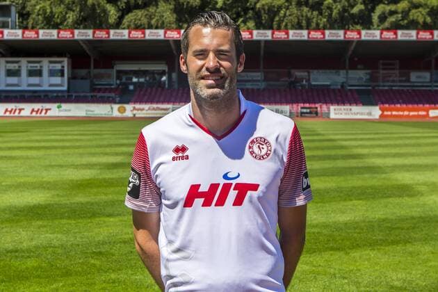 Kristoffer Andersen SC Fortuna Cologne 3 Liga PortraÌttermin 2018 2019 Portraittermin SC Fortuna Köln