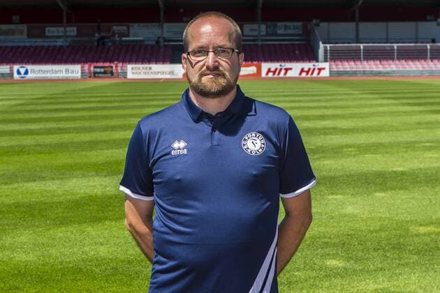 Kit Manager Matthias Schäfer SC Fortuna Köln 3 Liga PortraÌttermin 2018 2019 Portraittermin SC Fortuna Köln
