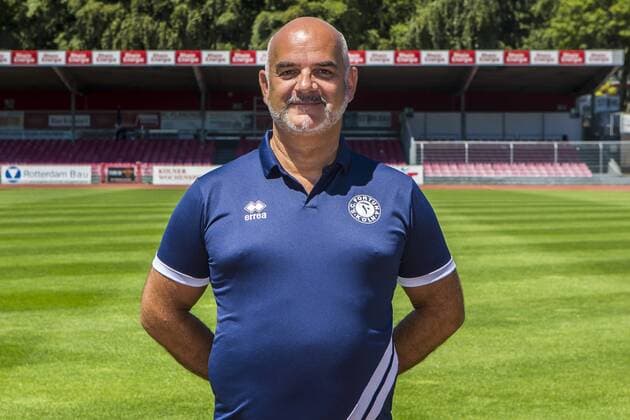 Bus driver Maic Zimmermann SC Fortuna Köln 3 Liga PortraÌttermin 2018 2019 Portraittermin SC Fortuna Köln