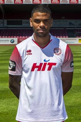 Kwame Yeboah SC Fortuna Köln 3 Liga PortraÌttermin 2018 2019 Portraittermin SC Fortuna Köln