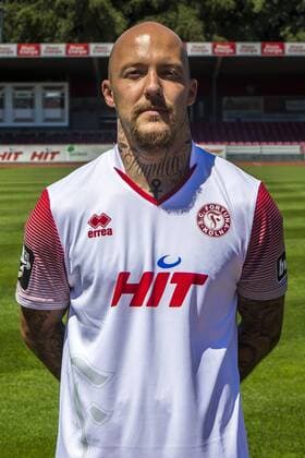 Maurice Exslager SC Fortuna Cologne 3 Liga PortraÌttermin 2018 2019 Portraittermin SC Fortuna Köln