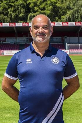 Bus driver Maic Zimmermann SC Fortuna Köln 3 Liga PortraÌttermin 2018 2019 Portraittermin SC Fortuna Köln