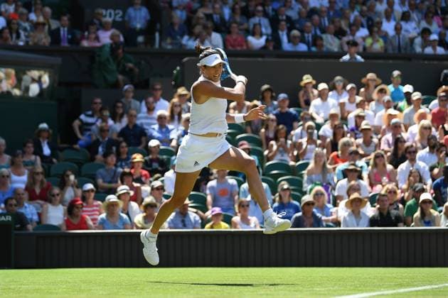 Wimbledon London England Muguruza Garbine Spain