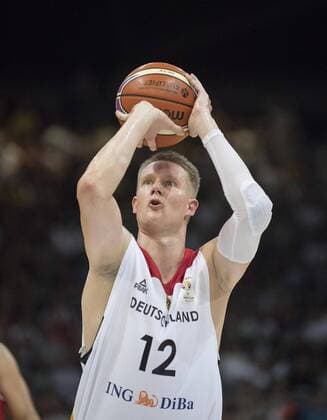 Robin BENZING GER Action Basketball WC Qualification Germany GER Austria AUT 85 63 at 29 06 2018 in Braunschweig Germany