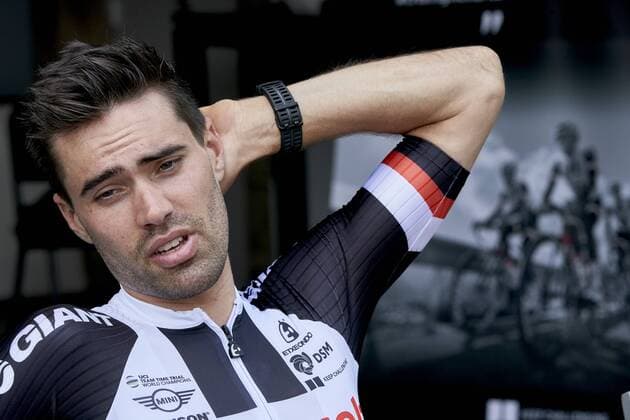 Tom Dumoulin (The Netherlands) at the Team Sunweb Tour de France Presentation and press meeting before Tour de France 2018, at Domaine de Brandois in Les Achards Team Sunweb Tour de France Presentation 