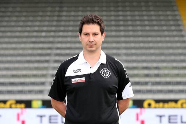 Coach Argirios Giannikis VfR Aalen VfR Aalen 3 League Portraettermin 2018 2019 VfR Aalen 3 League Portraettermin 2018 2019 05 07 18 Aalen Copyright: xEIBNER HarryxLangerx EP_HLR