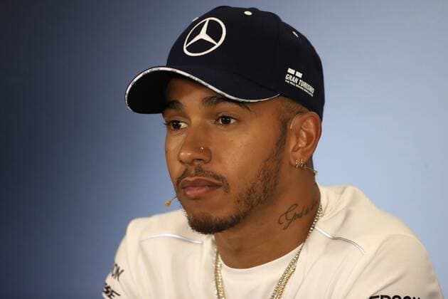 5th July 2018, Silverstone Circuit, Silverstone, England; British Formula One Grand Prix, driver arrivals and press conference PK Pressekonferenz Mercedes AMG Petronas Motorsport, Lewis Hamilton  ActionPlus12044240 Octane