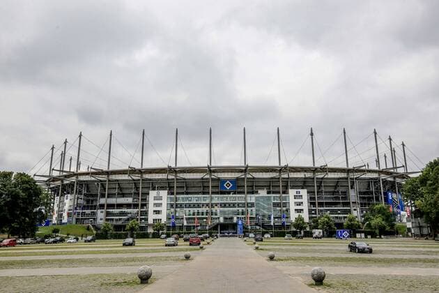 Germany Hamburg Soccer 2 Bundesliga Volksparkstadion Exterior