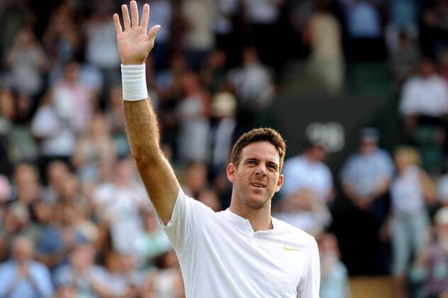 Wimbledon - Juan Martin Del Potro Argentine TENNIS : Wimbledon - 05 07 2018 chryslenecaillaud panoramic 
