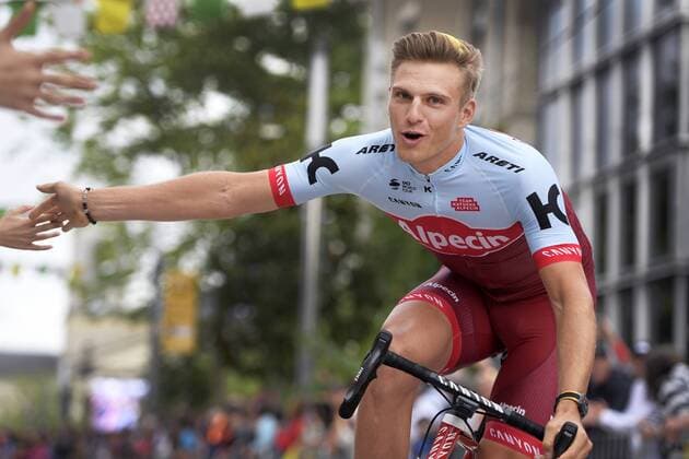 German Marcel Kittel of Katusha-Alpecin pictured during the team presentation of the 105th edition of the Tour de France cycling race, in La-Roche-sur-Yon, France, Thursday 05 July 2018. This year s Tour de France takes place from July 7th to July 29th. YORICKxJANSENS  x05378613x