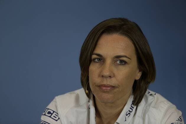 Photo4 LaPresse 06 07 2018 Silverstone, England Grand Prix Formula One England 2018 In the pic: Official Fia press conference PK Pressekonferenz Claire Williams (GBR) Williams Deputy Team Principa  Copyright: xPhoto4 LaPressex