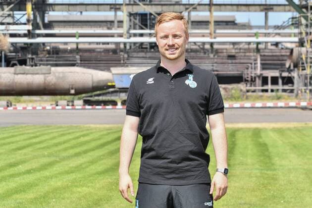 GER official photo shoot Portrait Date Portraettermin MSV Duisburg Co Trainer Analyst Philipp Klug MSV Duisburg 2 BL Portrait Date 2018 2019 landscape landscape nph Mauelshagen nph00321