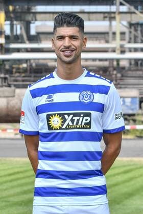 GER official photo shoot Portrait Portraettermin MSV Duisburg player Enis Hajri MSV Duisburg 2 BL Portrait date 2018 2019 portrait format nph Mauelshagen nph00321