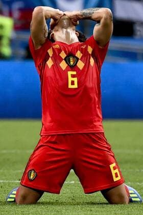 Sport Themen der Woche KW27 Sport-Bilder des Tages Belgium s Axel Witsel pictured during a soccer game between Belgian national soccer team the Red Devils and Brazil in Kazan, Russia, Friday 06 July 2018, the quarter-finals of the 2018 FIFA World Cup WM Weltmeisterschaft Fussball DIRKxWAEM  x05379570x