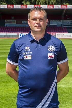 Coach Uwe Koschinat SC Fortuna Cologne 3 Liga PortraÌttermin 2018 2019 Portraittermin SC Fortuna Köln