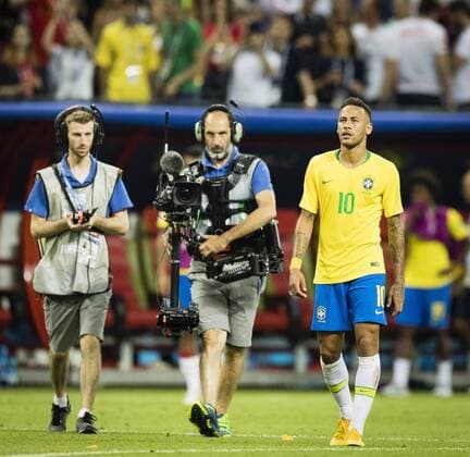 Kazan 06 07 2018 Neymar Brazil Brazil Belgium