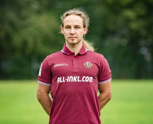 Portrait SPIELER SG Dynamo Dresden 2 BL Portrait Appearance Season 2018 2019 Friday 06 07 2018 Physiotherapist Tobias Lange RM001