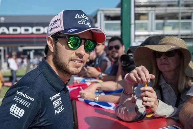 Sergio Perez Sahara Force India F1 Team GBR FIA Formula 1 Grand Prix of Great Britain Silverstone Copyright: xEIBNER Illmannx EP_EER