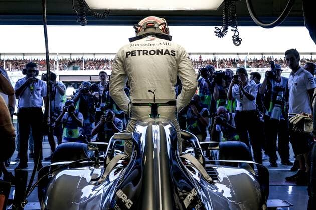 Motorsports: FIA Formula One World Championship WM Weltmeisterschaft 2018, Grand Prix of Great Britain, 44 Lewis Hamilton (GBR, Mercedes AMG Petronas Motorsport), Silverstone Great Britain