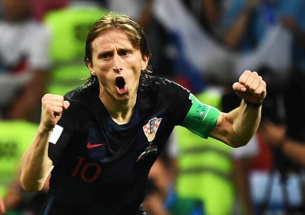 Sport Themen der Woche KW27 Sport-Bilder des Tages Luka Modric of Croatia reacts after scoring a penalty kick against Russia in their quarterfinal match during the 2018 FIFA World Cup WM Weltmeisterschaft Fussball in Sochi, Russia, 7 July 2018. Russia¡¯s 2018 World Cup is over. The hosts are out. Their campaign ended just as it had climaxed six days earlier, on penalties. But only after 120 minutes of twists and turns ¨C 120 minutes befitting of the tournament¡¯s most unforeseen run. Russia had been ahead, then behind, then, for the second straight elimination match against a favored European side, level and headed to the penalty spot. But this time it fell, by the finest of margins, to Croatia. Ivan Rakitic, for the second time in seven days, stepped up to the penalty spot in the final round of a shootout. And just like he had on Sunday, he sent Croatia through in the World Cup knockout rounds, this time to the semifinals, where England awaits. *** Local Caption *** Croatia ends Russia s World Cup run, squeaks through to semis on penalties  20180708_03939