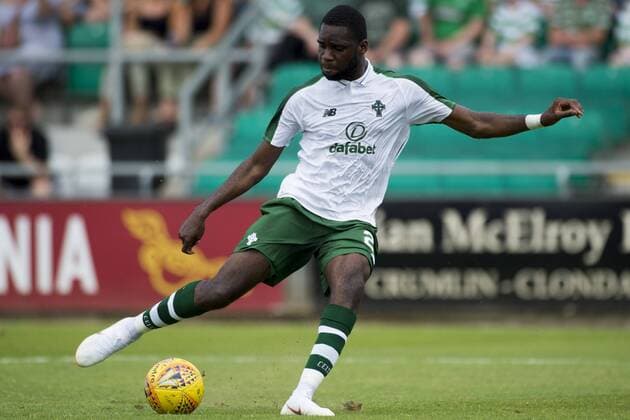 July 8, 2018 - Dublin, Ireland - Odsonne Edouard of Celtic scores during the Club Friendly match between Shamrock Rovers and Celtic FC at Tallaght Stadium in Dublin, Ireland on July 7, 2018 Shamrock Rovers v Celtic FC - Club Friendly  - ZUMAn230 20180708_zaa_n230_024 Copyright: xAndrewxSurmax