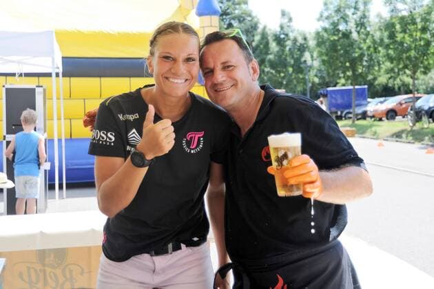 Julia Behnke TusSies Metzingen TusSies Metzingen Handball League match Preparation 08 07 2018 Photo TBaur Eibner 2 TusSies Metzingen Summer Party Metzingen Copyright: xEIBNER TobiasxBaurx EP_TBR