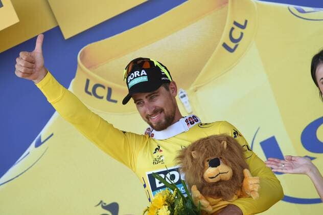 Sport Themen der Woche KW27 Sport - Bilder des Tages 08-07-2018 Tour De France; Tappa 02 Moulleron Saint Germain - La Roche Sur Yon; 2018, Bora - Hansgrohe; Sagan, Peter; La Roche Sur Yon; 