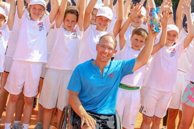 Frederic CATTANEO FRA 5 Winner Winner 30 German Open Wheelchair Tennis 30th German Open Wheelchair Tennis Berlin 08 07 2018 8th july 2018