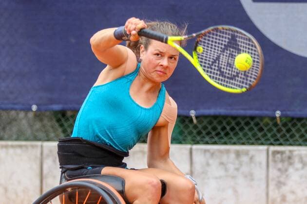 Marjolein BUIS NED 1 Second Place Runners Up 30 German Open Wheelchair Tennis 30th German Open Wheelchair Tennis Berlin 08 07 2018 8th july 2018