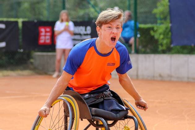 Niels VINK NED Winner Quad Singles 30 German Open Wheelchair Tennis 30th German Open Wheelchair Tennis Berlin 08 07 2018 8th july 2018