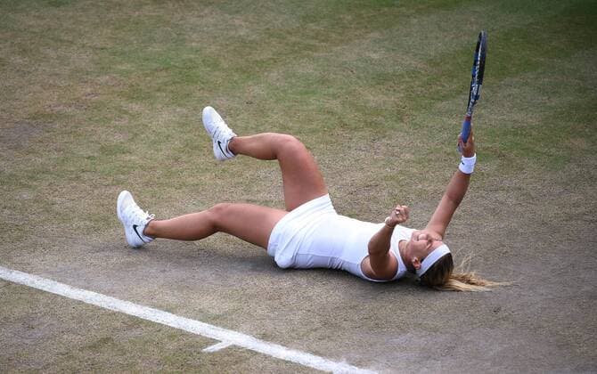 Wimbledon London England Cibulkova Dominika SVK