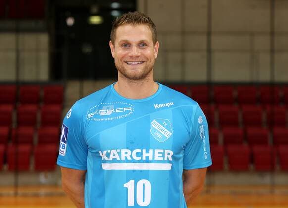 BAU 10 07 2018 Stuttgart Handball TVB 1898 Stuttgart Photo session Michael Kraus