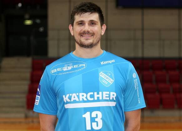BAU 10 07 2018 Stuttgart Handball TVB 1898 Stuttgart Photo session Robert Markotic