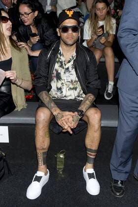 Dani Alves at the Marcos Luengo Fashion Show at the Mercedes Benz Fashion Week Madrid Spring Summer 2019 at the Ifema Madrid 11 07 2018  Foto:xDyDxFotografosx xFuturexImage