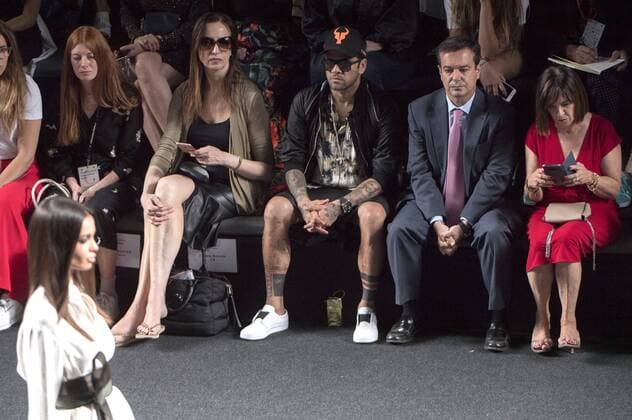 Dani Alves at the Marcos Luengo Fashion Show at the Mercedes Benz Fashion Week Madrid Spring Summer 2019 at the Ifema Madrid 11 07 2018  Foto:xDyDxFotografosx xFuturexImage