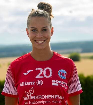 11 07 2018 Mühlhausen Handball Bundesliga Women Season 2018 2019 Emily Bölk 20 Thueringer HC action