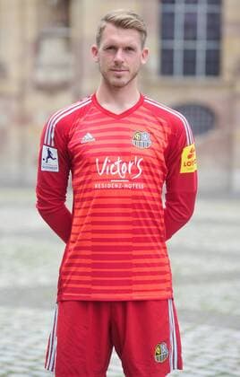 The team of the 1 FC Saarbrücken on Thursday 12 07 2018 in front of the Ludwigskirche in Saarbrücken In the picture Daniel Batz 1